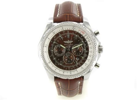 breitling bentley le mans chrono kupfer leder braun